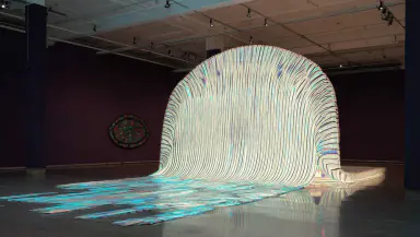 Installation view of Gravitational Studies by Jinjoo Park