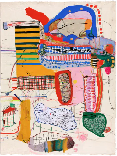 Painting Garden with Blue Arch by Ruth Albareda, 2025
